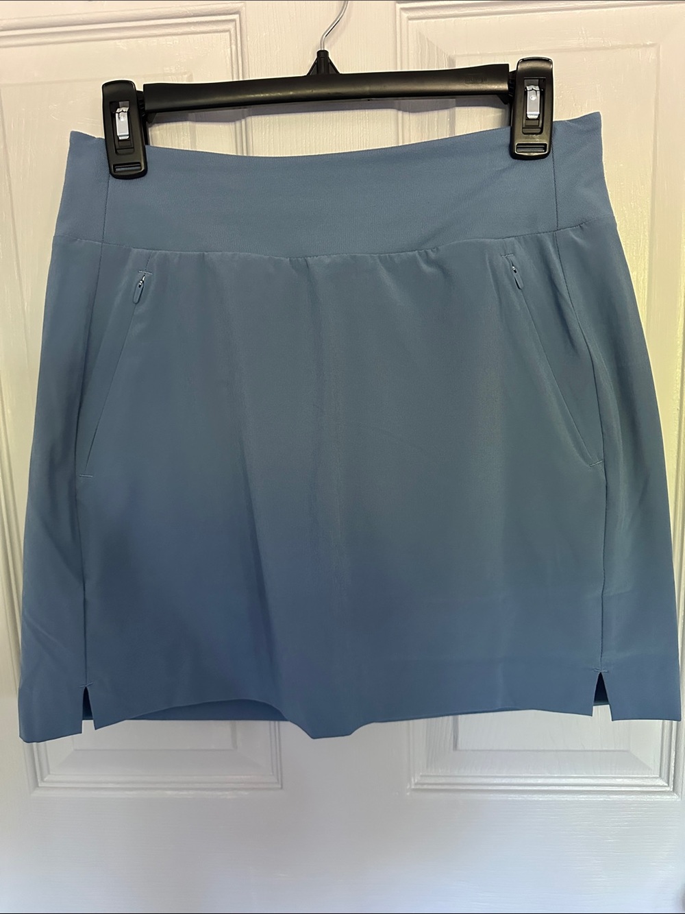 Athleta Light Blue Active Skort with Zip Pockets
